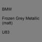 Preview: BMW, Frozen Grey Metallic (matt), U83.